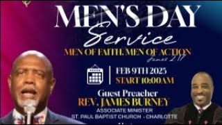 Men's Day Celebration - Emmanuel AME Church - Durham, NC - Rev. James Burney - Feb 9, 2025