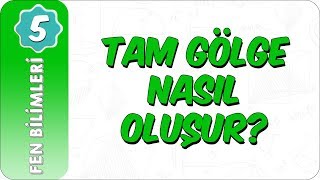 5. Sınıf Fen | Tam Gölge Nasıl Oluşur?