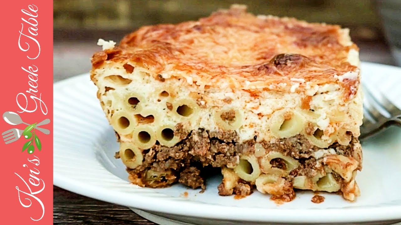 Pastitsio | Greek Pastitsio Recipe - YouTube