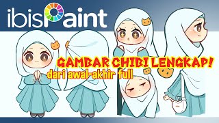 TUTORIAL FULL CARA GAMBAR CHIBI SHEET CHIBI FULLBODY IBIS PAINT - xenozeish