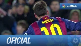Golazo con rosca de Messi (3-2) FC Barcelona - Villarreal CF