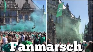SV Werder Bremen - Der Fanmarsch hat begonnen ! 🔥😱😍