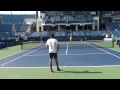 roger federer practice at cincinnati 2015 before the final