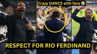 The moment RIO Ferdinand CRAZY Celebration as Real Madrid Beat Bayern in last minutes| Man Utd news