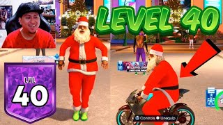 THE FIRST LEVEL 40 SEASON 3 NBA 2K24 - I UNLOCKED SANTA MASCOT AND FAST MOTORCYCLE