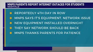 MNPS parents report internet outages for students