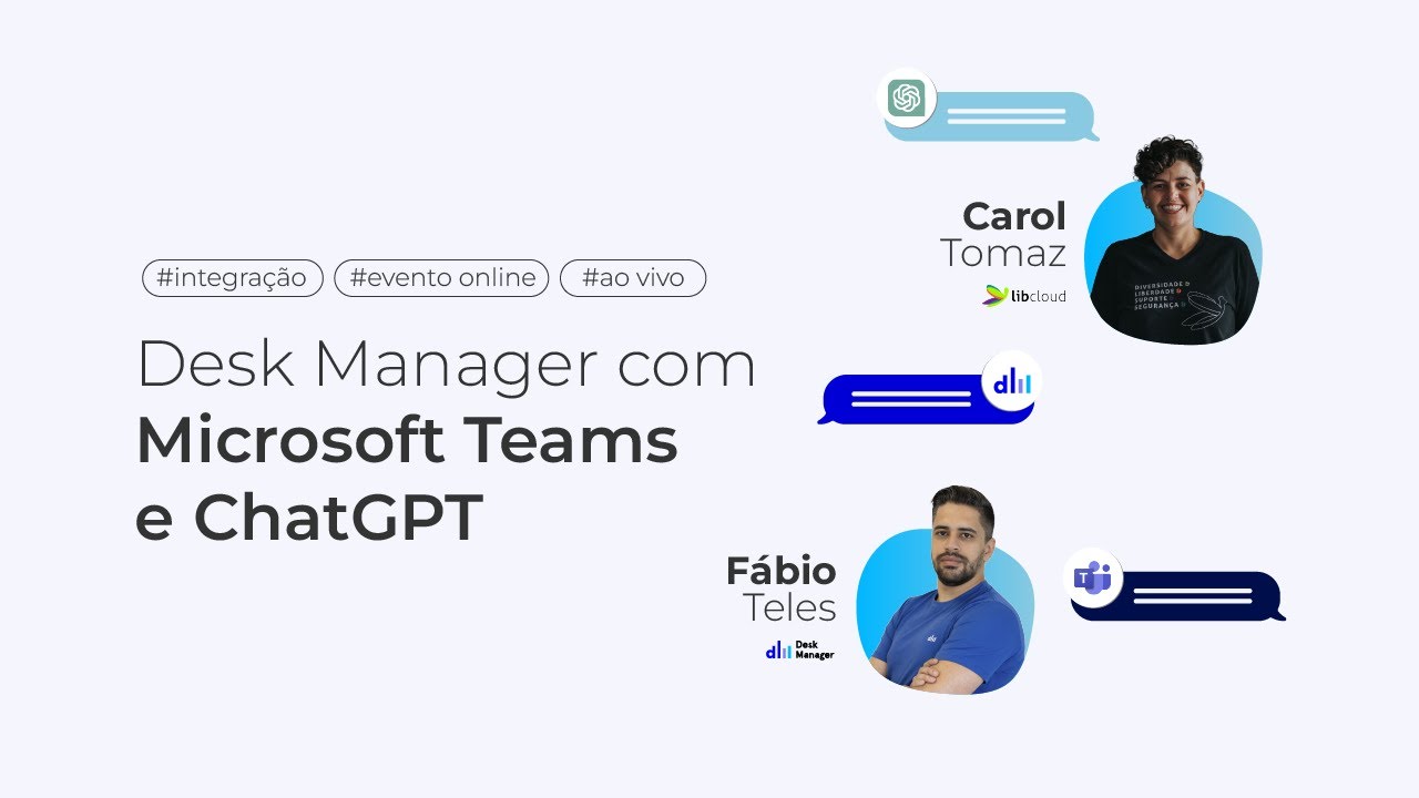 Webinar Conheça A Integração Do Desk Manager Com Microsoft Teams E