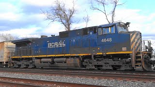 Canadian National \u0026 BC Rail Locomotives Haul CSX Ethanol Train