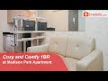 Room Tour Cozy and Comfy 1BR at Madison Park Apartment