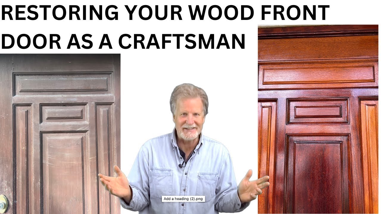 A Channel On Diy Wood Front Door Restoration Youtube