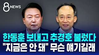 추경호 불러 용산 만찬…\