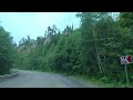 the road to the lago naki plateau in 4k 60fps. republic of adygea.