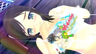 【SENRAN KAGURA】叢　くねくねフィニッシュ＠白水着ノーマル【閃乱カグラ PEACH BEACH SPLASH】