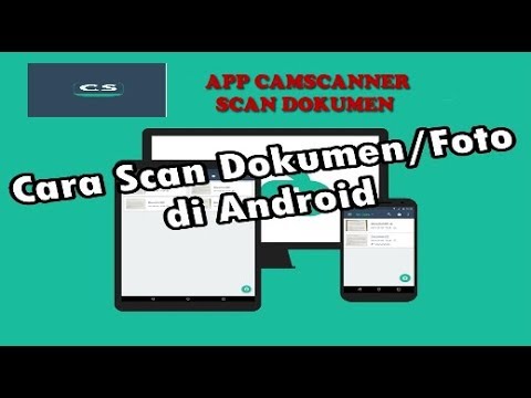 Cara Scan Dokumen Di HP Android, Menggunakan Aplikasi CamScanner - YouTube