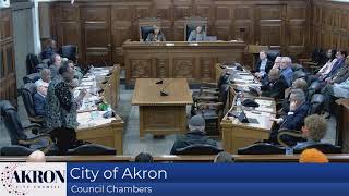 City of Akron Council Meeting - 2.3.2025