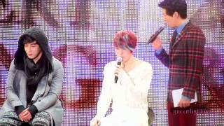 130127 JYJ Jaejoong Mini Concert \u0026 FM in Seoul - MC Jaejoong Acting with Chin Yi-Han