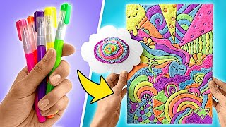 LIVE: Best Drawing Techniques & Experiments || Feel Like an Artist