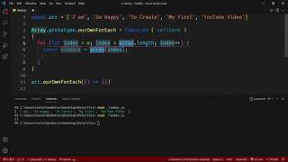 Javascript Polyfills | Polyfill for ForEach Array Method
