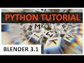 Python Tutorial Crash Course | Flying Cubes Exercise | Blender 3.1