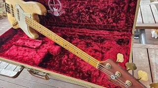 펜더 아메리칸 골드앤 골드 CB 재즈 베이스 빈티지 오리지널 1982' FENDER GOLD AND GOLD JAZZ BASS VINTAGE OIRGINAL PARTS2. #펜더