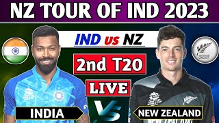 INDIA vs NEW ZEALAND 2nd T20 MATCH LIVE SCORES & COMMENTARY | IND vs NZ 2nd T20 LIVE | NZ BATTING