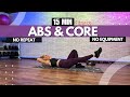 15-Minute No-Equipment Ab Workout - For Strong Abs and Core