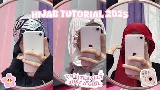 Hijab tutorial 2025🎀 / لفات حجاب أنيقة و أنثوية و سهلة في نفس وقت🌷✨