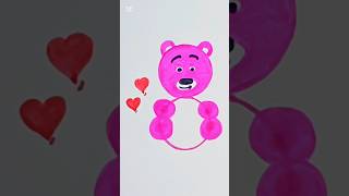 How to draw a teddy bear 🧸#shorts#viralshorts#youtubeshorts