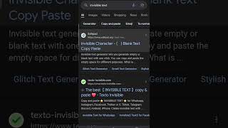 how to get invisible text