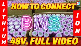 HOW TO CONNECT 48V BMS IN