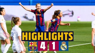 HIGHLIGHTS | Barça Women 4-1 Real Madrid | Victory in the Clásico!