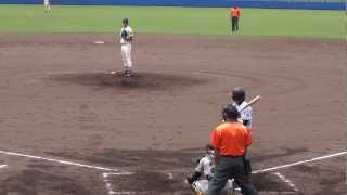 2012/6/24　岡大海 （明治大学）　vs　嶺井博希 （亜細亜大学）