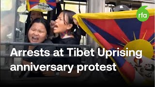 Arrests at Tibet Uprising anniversary protest | Radio Free Asia (RFA)