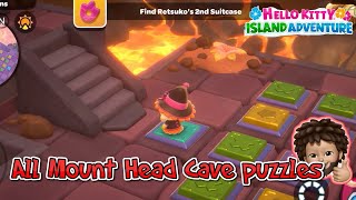 Hello Kitty Island Adventure - All Mount Head Cave puzzles  [Full]