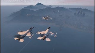 【GTA5】 戦闘機アクロバット飛行隊 【PV】