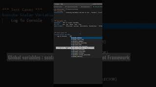 Global variables in #robotframework :scalar, list, dictionary #pythonautomation #variables