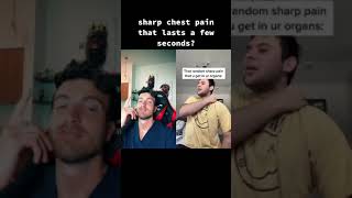 Sharp chest pain that lasts a few seconds?