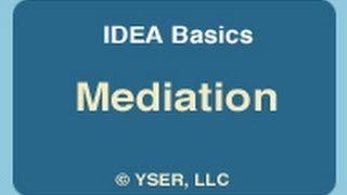 IDEA Basics: Mediation