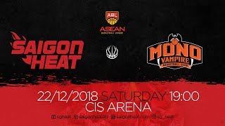 ABL9 || Home - Game 9: Saigon Heat vs Mono Vampire 22/12 | Full Game Replay