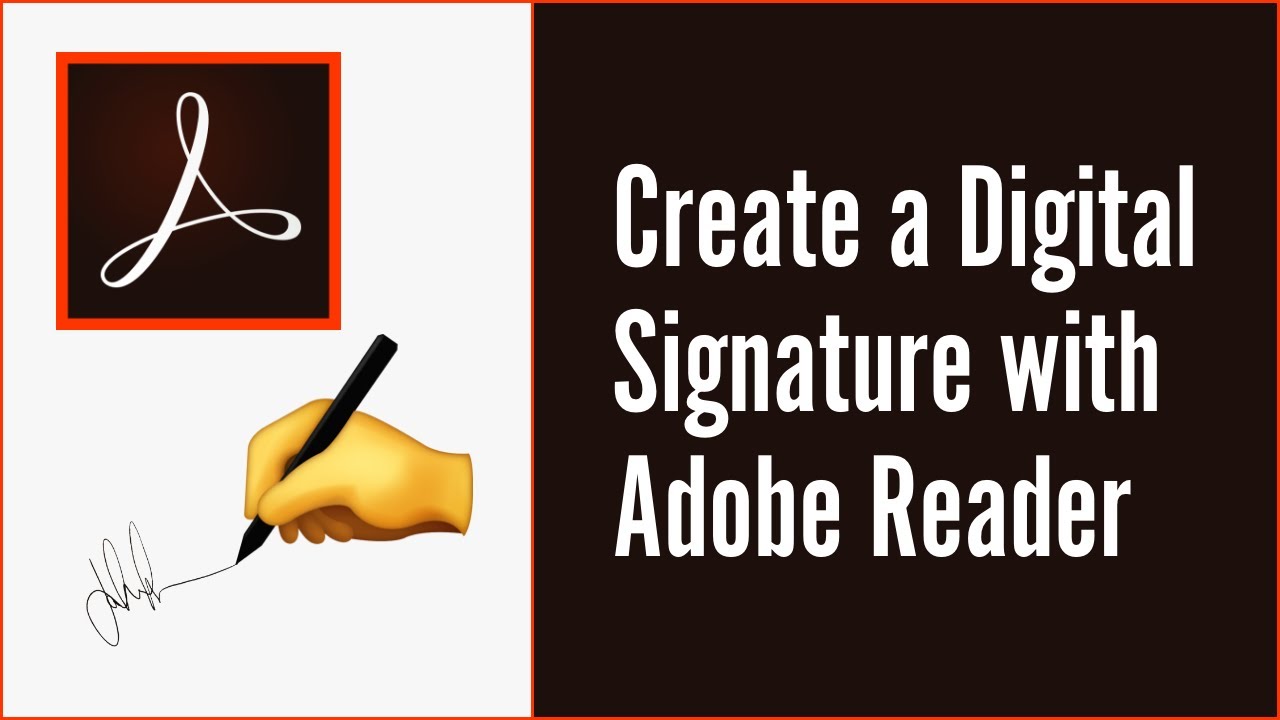 Create A Digital Signature With Adobe Reader 📝SIGN DOCUMENTS! | APTeck ...