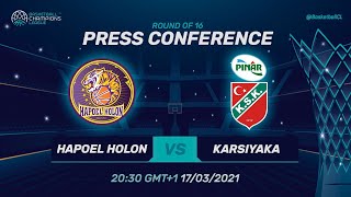 Hapoel Unet-Credit Holon v Pinar Karsiyaka - PC | Basketball Champions League 2020/21
