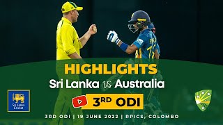 Sri Lanka complete highest chase at Premadasa | 3rd ODI Highlights | Sri Lanka vs Australia 2022