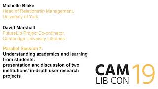 Understanding academics & learning from students (audio only)