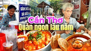 776. Cần Thơ - Quán ăn ngon lâu đời ở Cần Thơ nên ghé thử với bánh mì chảo, bún mắm, nước sâm dừa