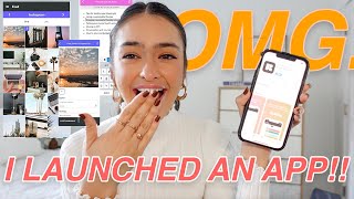 I LAUNCHED AN APP!! 📱launching an app for content creators