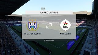 FIFA 21 | RSC Anderlecht vs OH Leuven - Belgium Jupiler League | 18/10/2020 | 1080p 60FPS