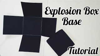 How to make Explosion Box Base | Step-by-step Tutorial | Explosion Box | DIY