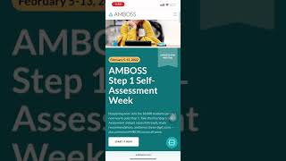 Amboss self assessment for USMLE Step 1