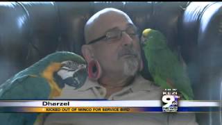 WinCo Kicks Out Man with Service Bird