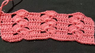 क्रोशिया की शानदार डिजाइन beginners के लिए/केवल एक लाईन में /easy crochet design for beginners/